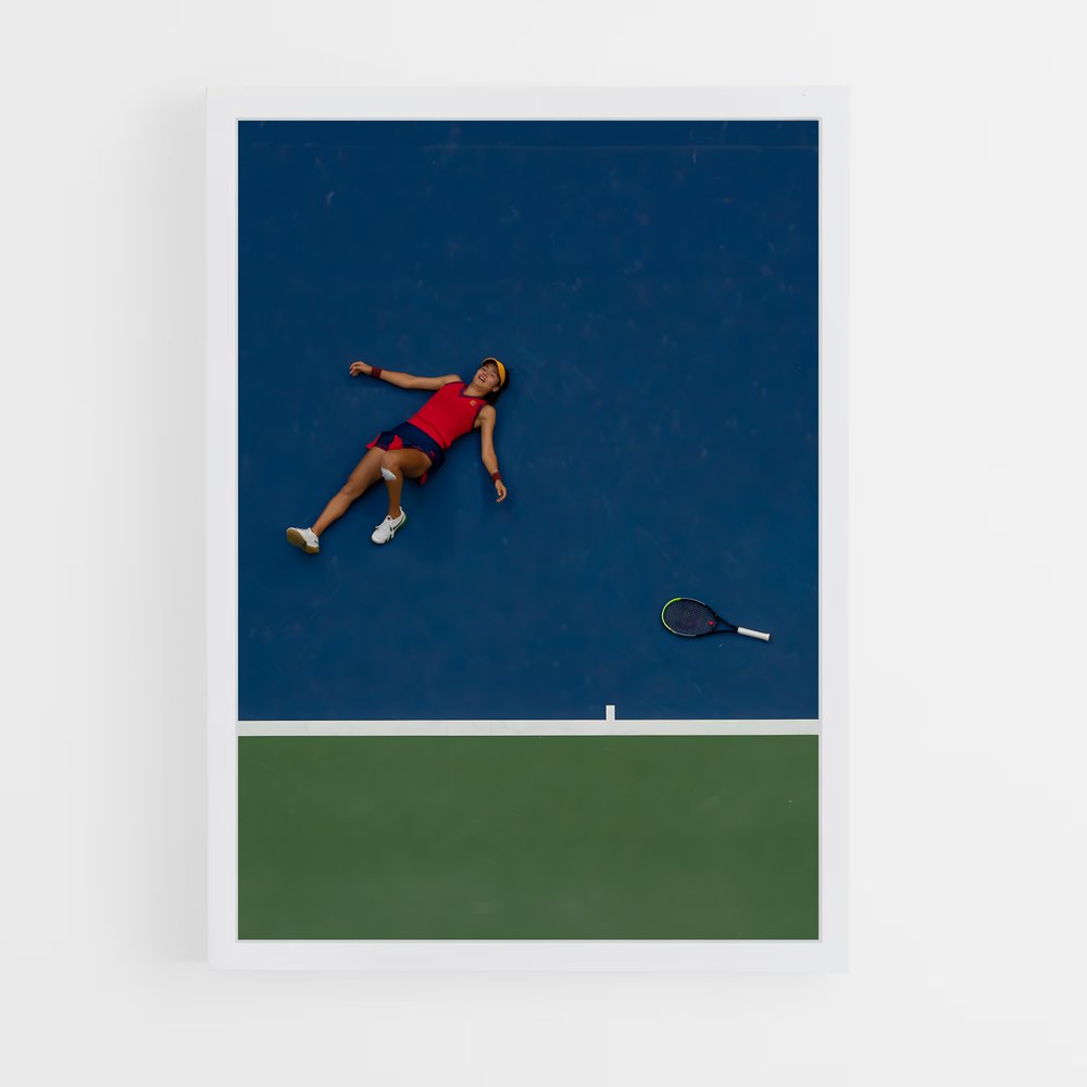 Poster La Chute du Match – affiche Tennis (vue 3)